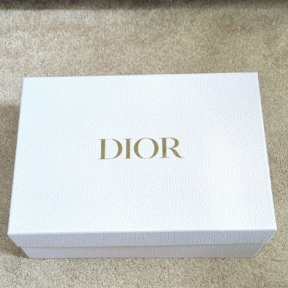 Dior White Box with Gold Logo
